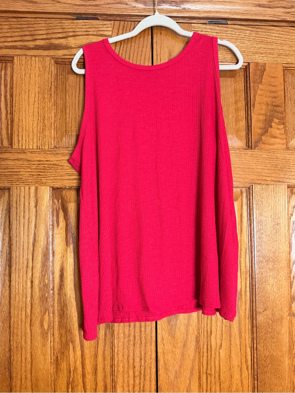 Old Navy Ribbed Sleeveless Tank - Hot Pink